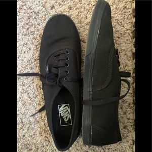 All black vans